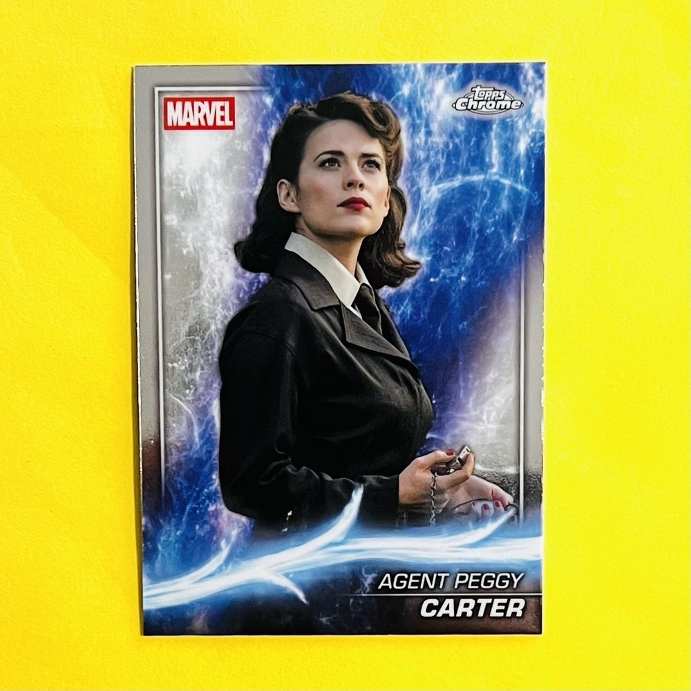 2025 Topps Chrome Marvel Studios Agent Peggy‎ Carter #24 Captain America